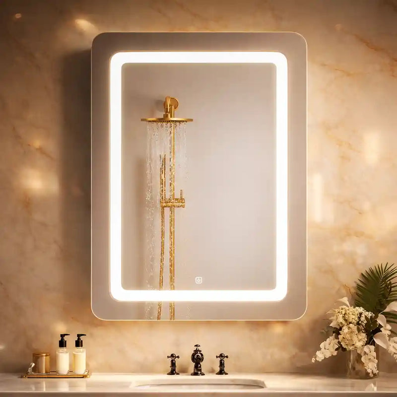 elegant-wall-mounted-led-mirror-cabinet-with-defogger-function