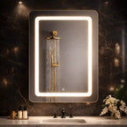 Elegant Wall Mounted LED Mirror Cabinet