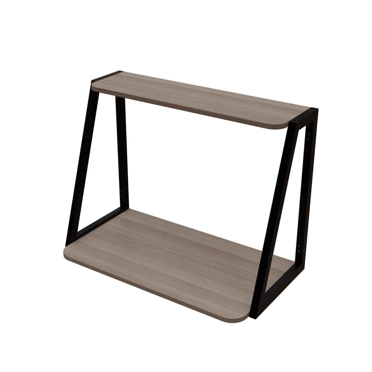 Elegant Wooden Wall Mounted Desk for Books & Display Decor