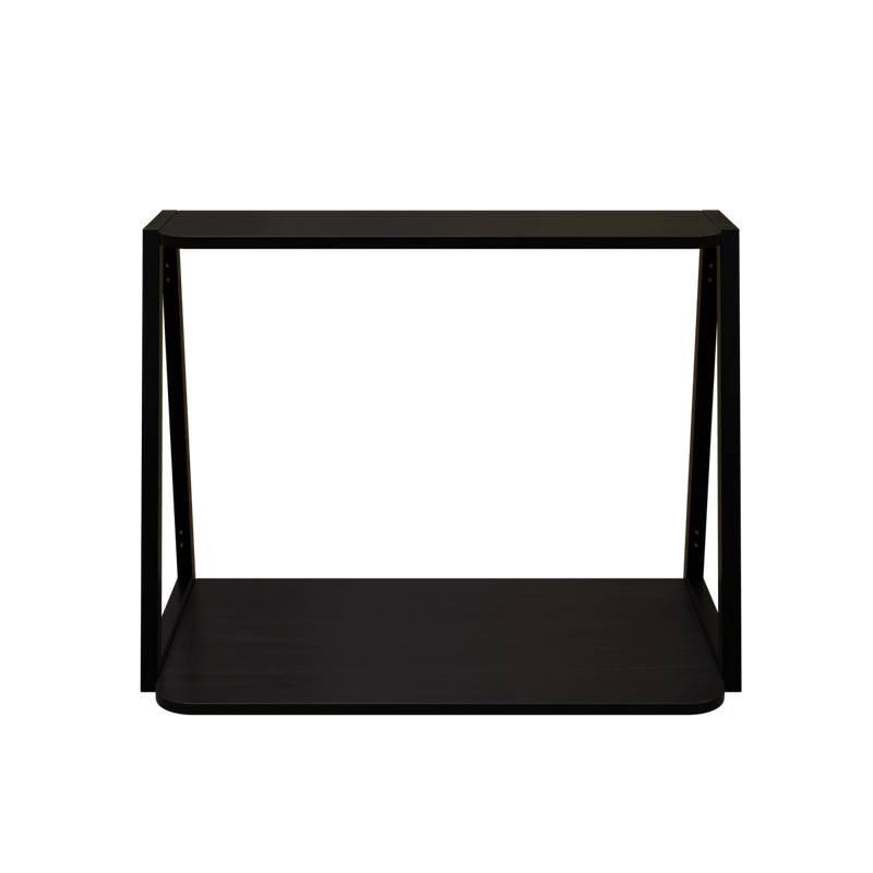 Elegant Wooden Wall Mounted Desk for Books & Display Decor