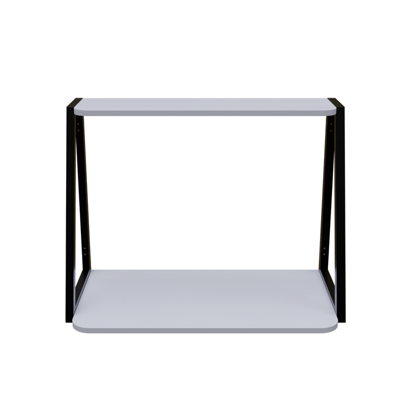 Elegant Wooden Wall Mounted Desk for Books & Display Decor