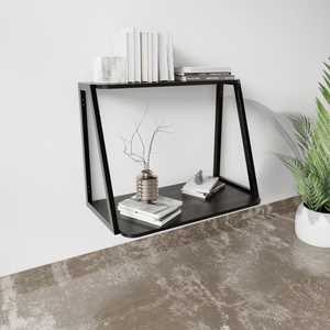 Elegant Wooden Wall Mounted Desk for Books & Display Decor