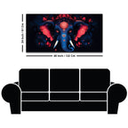 Eternal Lord Shri Ganesha Stylish Canvas Wall Painting for Home & Office Decor