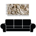 Eternal Love of Divine Couple Sculptural 3D Canvas Wall Painting
