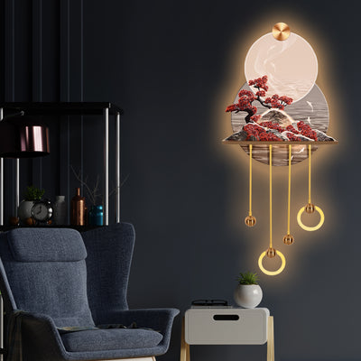 Eternal Nature Crystal Glass Backlit LED Painting