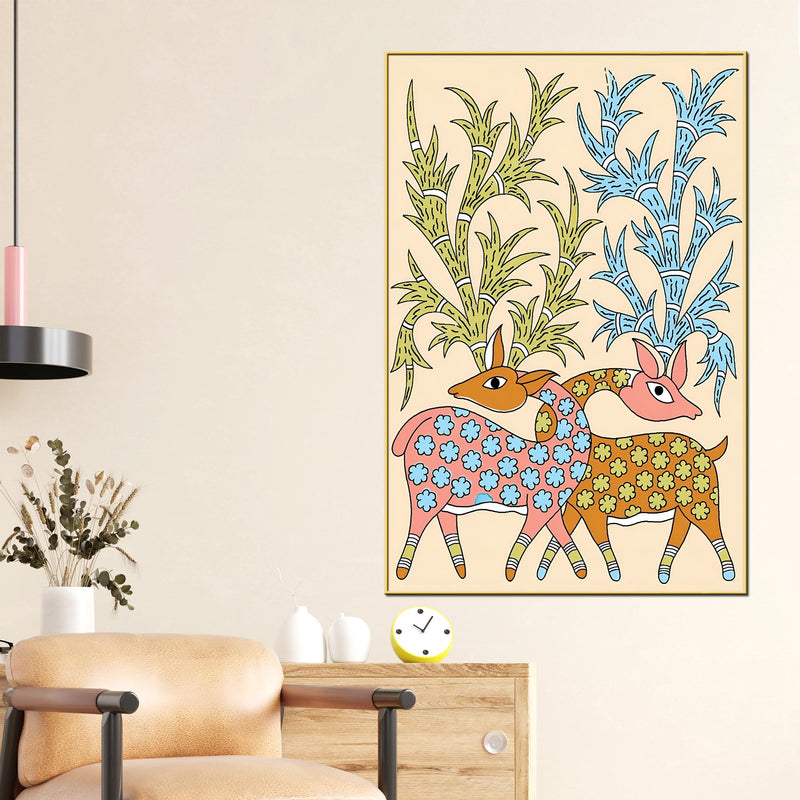 ethnic-indian-canvas-painting-nature-inspired-wall-art