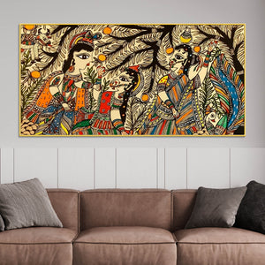 ethnic-indian-madhubani-canvas-wall-painting-for-cultural-home-art