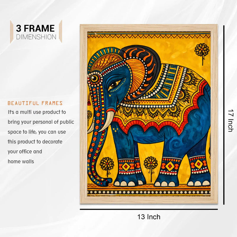 Ethnic Indian Wall Art Frame Set of 6