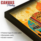 Ethnic Royal Elephant Canvas Wall Art Painting