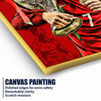 Euro Cup 2016 CR7 Cotton Canvas Wall Painting