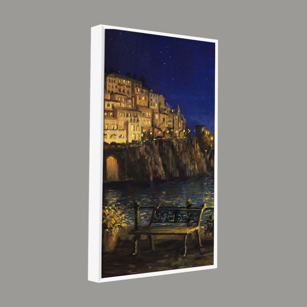 Evening at The Coast of Amalfi in Italy Wall Painting