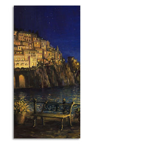 Evening at The Coast of Amalfi in Italy Wall Painting