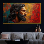 Faith Inspired Jesus Floating Frame Crystal Wall Décor Painting