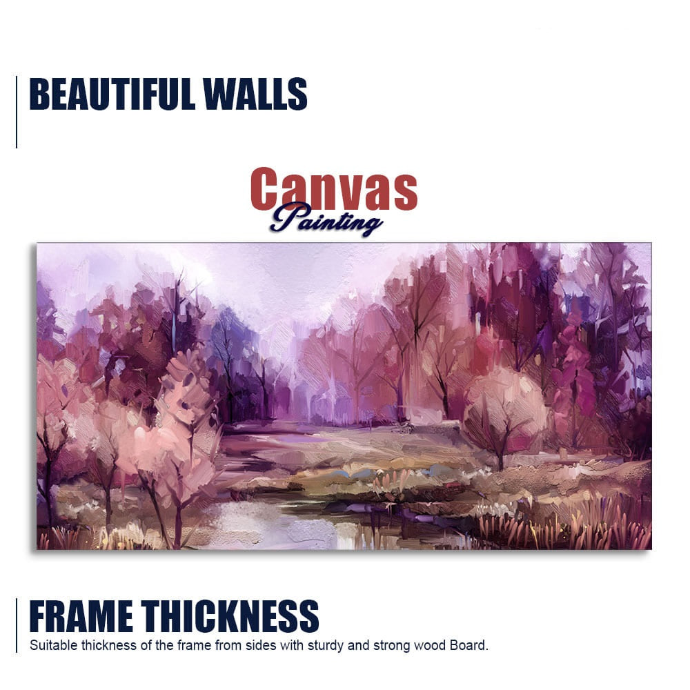 Fall Season Nature View Canvas Wall Painting