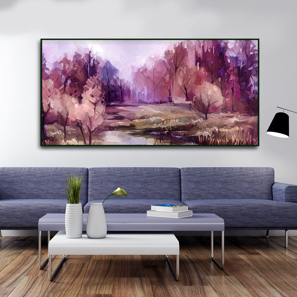 Fall Season Nature View Canvas Wall Painting