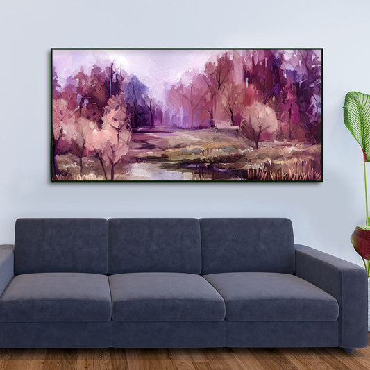 Fall Season Nature View Canvas Wall Painting