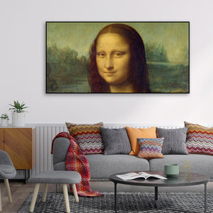 Famous Mona Lisa Floating Canvas Wall Painting