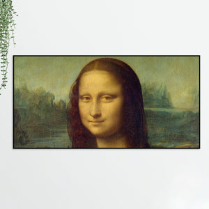 Famous Mona Lisa Floating Canvas Wall Painting