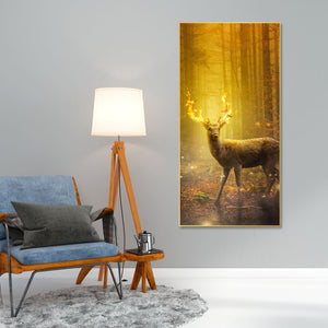 Fantasy Deer Floating Canvas Wall Painting