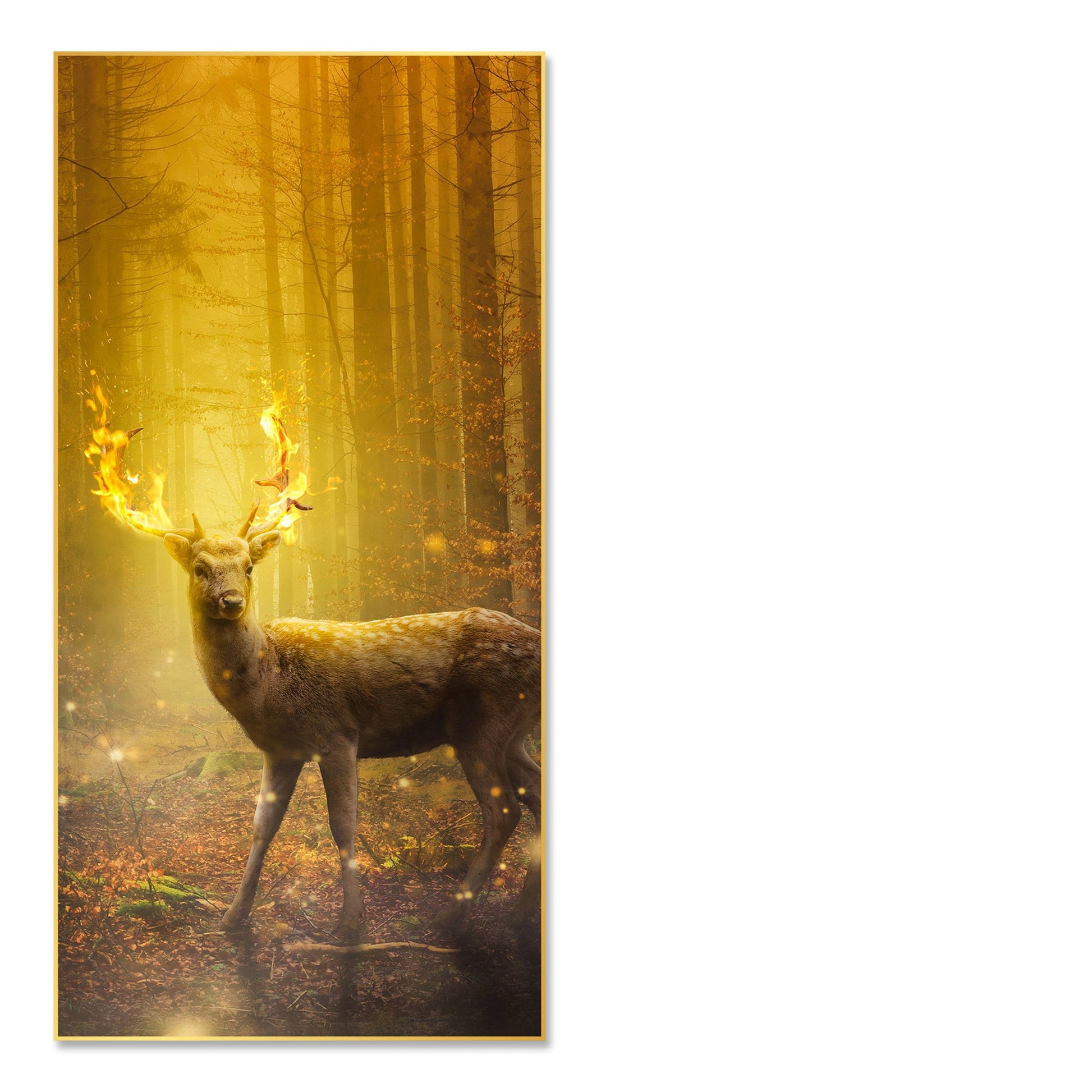 Fantasy Deer Floating Canvas Wall Painting