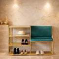 faux-marble-green-velvet-modern-bench-with-shoe-rack