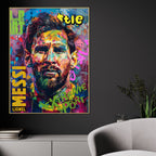 Feel The Inner Goat Cotton Canvas Wall Painting