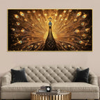 flamboyant-golden-peacock-canvas-wall-painting-for-home-office