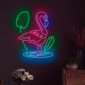 Flamingo Bird Neon Sign LED Light