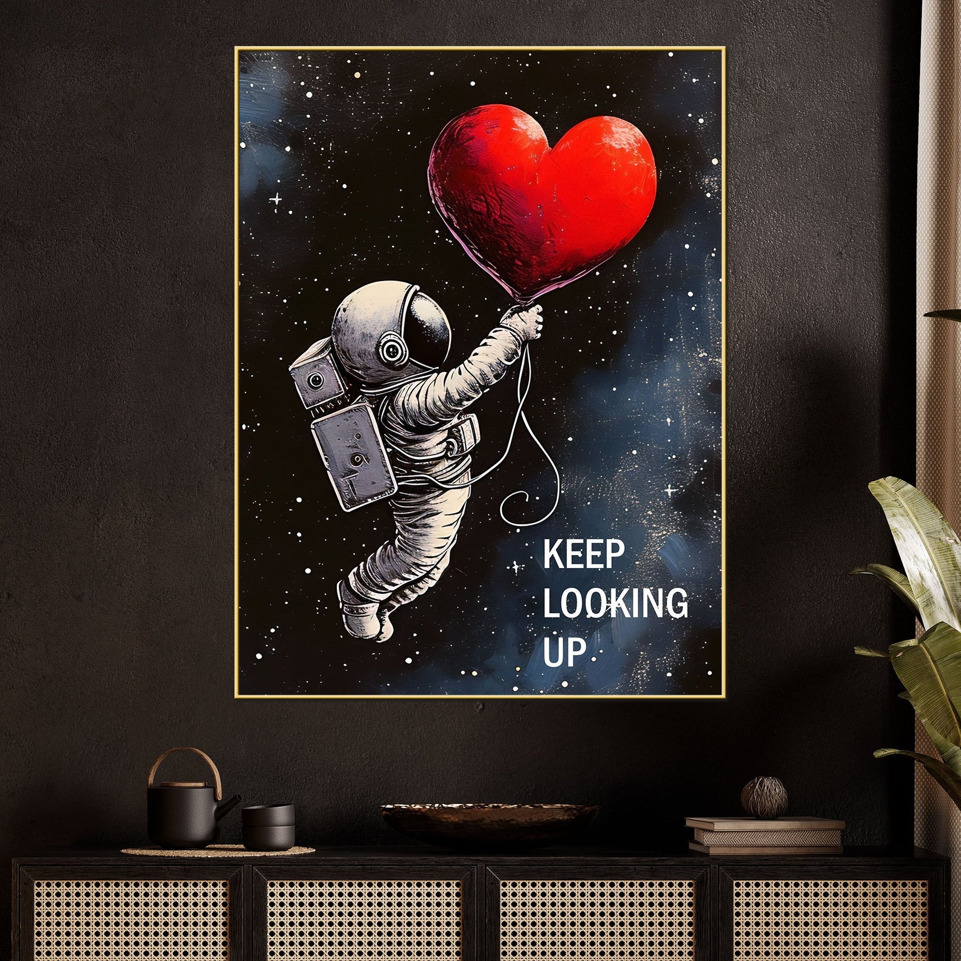 Float In Your Love Cotton Canvas Wall Painting