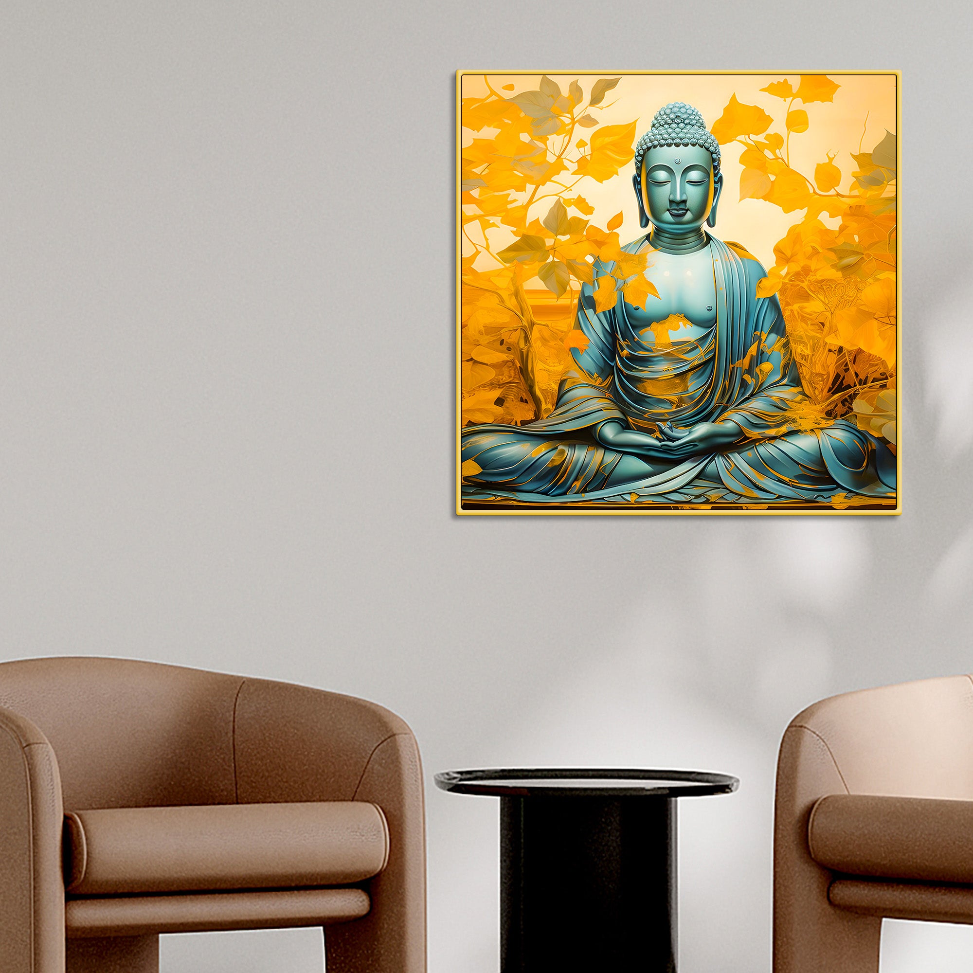 floral-buddha-canvas-art-for-home-decoration