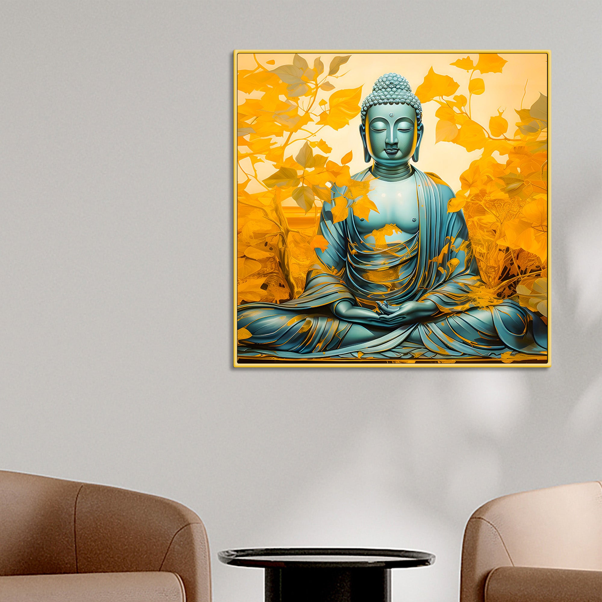 floral-buddha-canvas-art-for-home-decoration