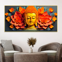 floral-buddha-wall-canvas-painting-for-home-decoration