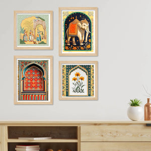 Floral Designs Wall Art Frame Set of 4