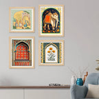 Floral Designs Wall Art Frame Set of 4