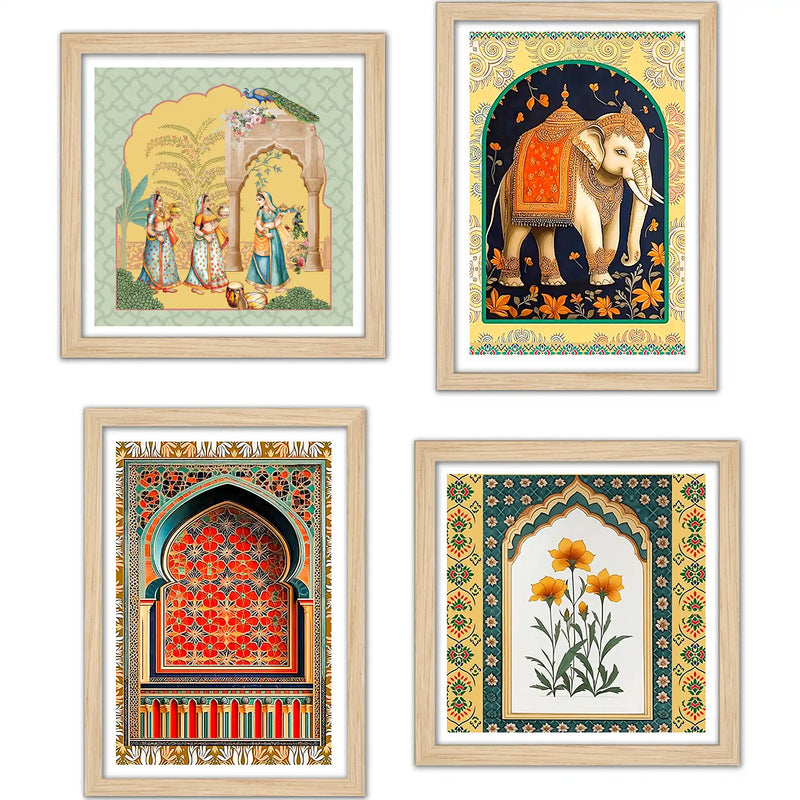 Floral Designs Wall Art Frame Set of 4