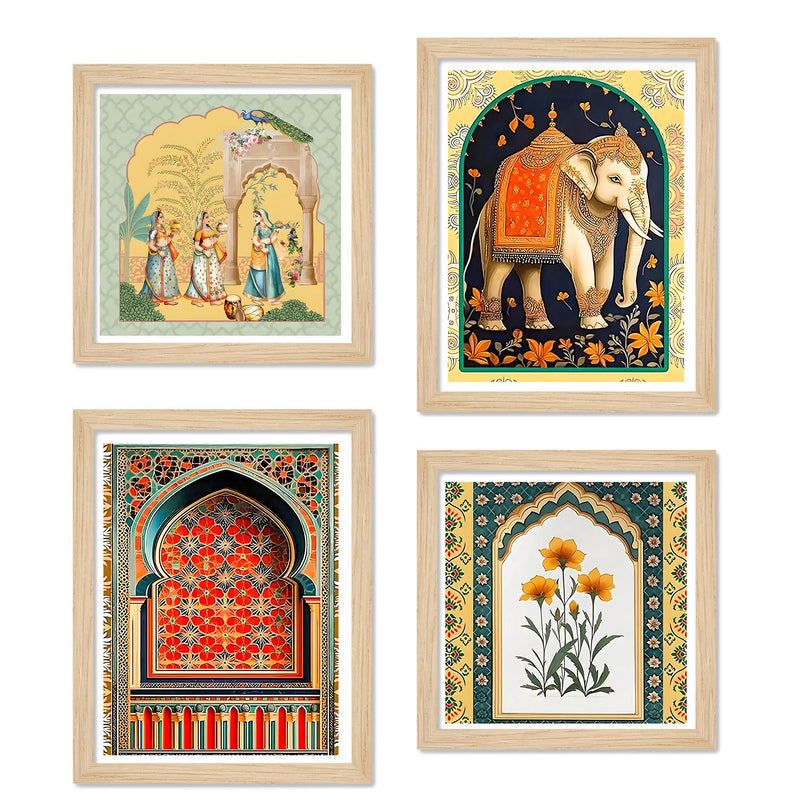 Floral Designs Wall Art Frame Set of 4