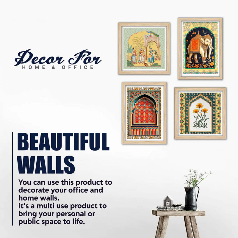 Floral Designs Wall Art Frame Set of 4