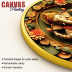 Floral Divine Ganesha Painting