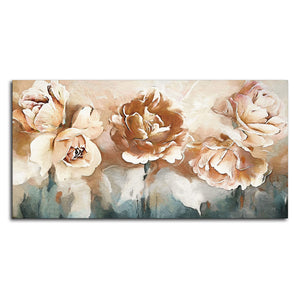 Floral Flower White Rose Canvas Wall Painting