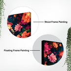 Floral Grace of Lord Ganpati Premium Canvas Wall Painting for Home & Office Decor