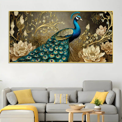 floral-peacock-canvas-wall-painting-for-luxury-home-decor