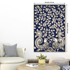 Floral Tree with Birds Canvas Painting | Birds & Floral Wall Décor
