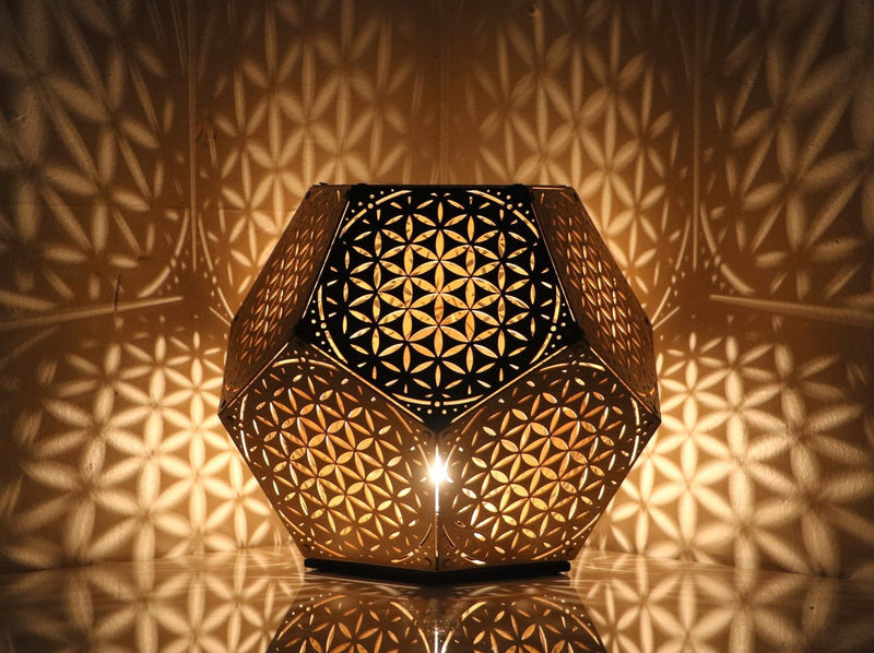 Flower of Life Shadow Table Lamp