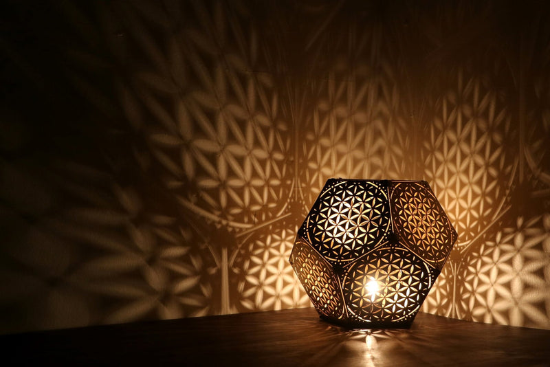 Flower of Life Shadow Table Lamp