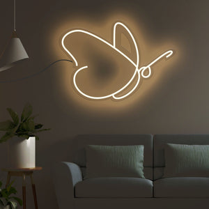 Flying Butterfly Neon Sign LED Light
