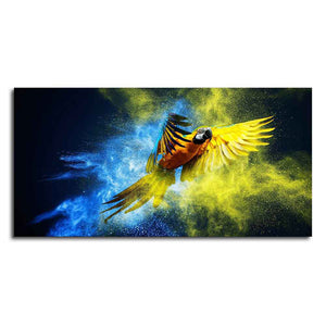 Flying Parrot Premium Canvas Wall Painting