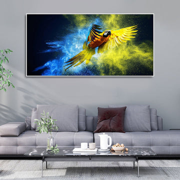 Flying Parrot Premium Canvas Wall Painting