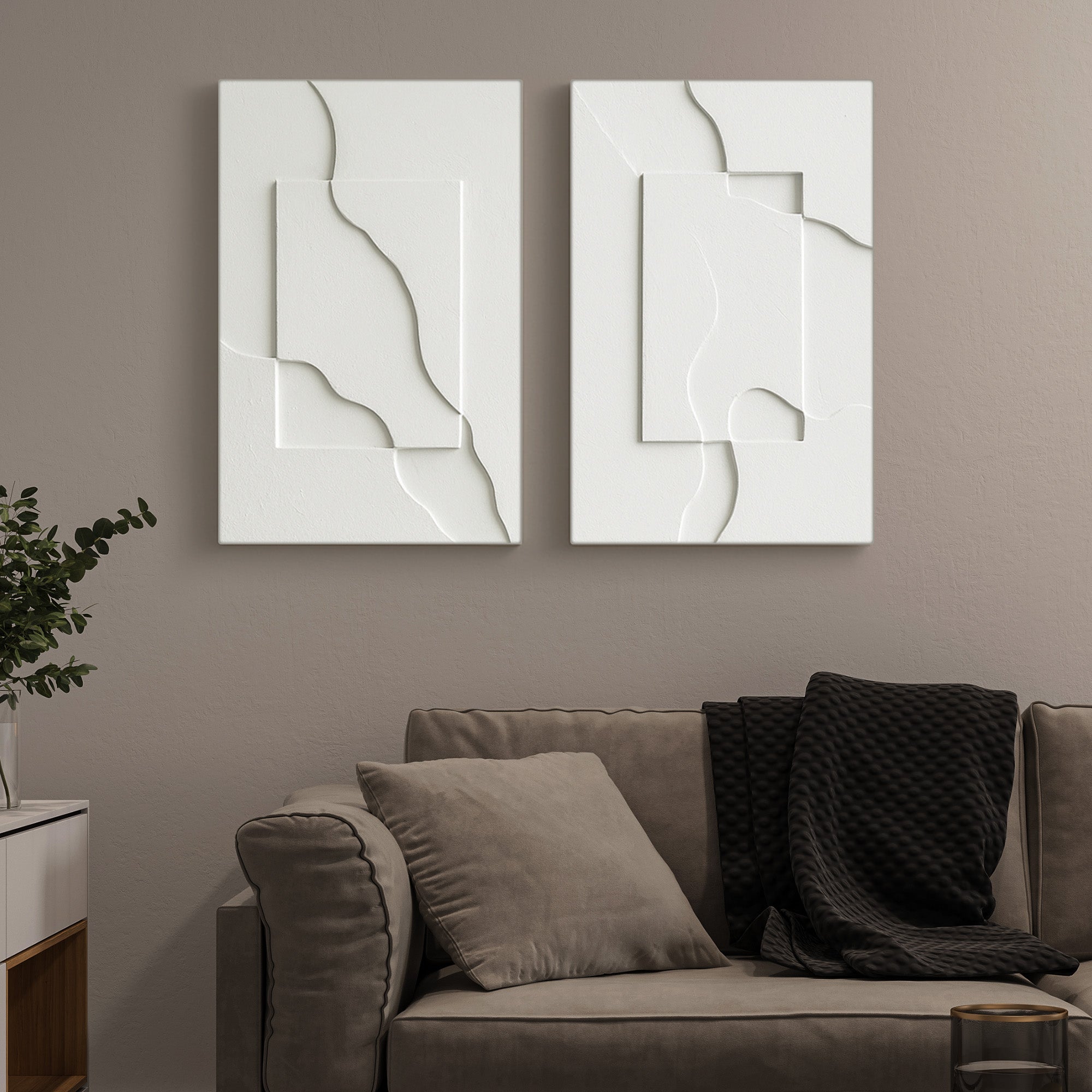 Fractured Terrain 3D Wall Art Home Decor