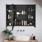 Frameless Bathroom Cabinet Mirror with LED Light and Modern Design
