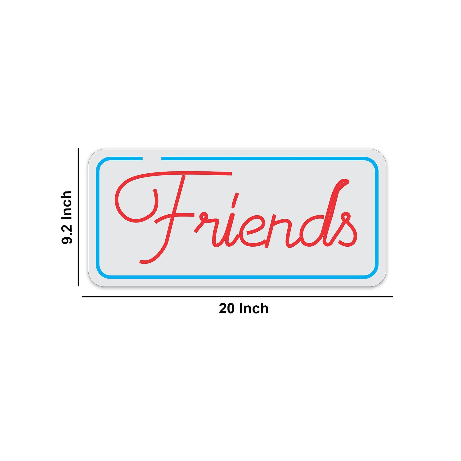 Friends Text Neon Sign LED Light